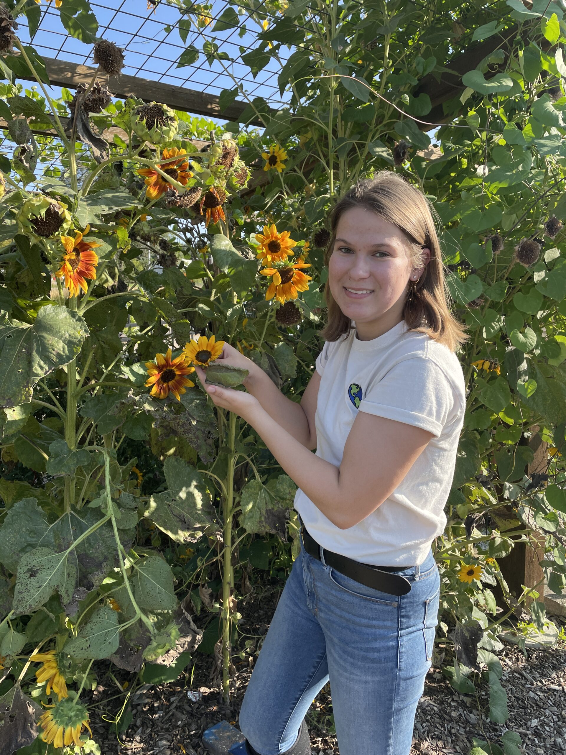 Meghan Holloran at the Sprout Garden